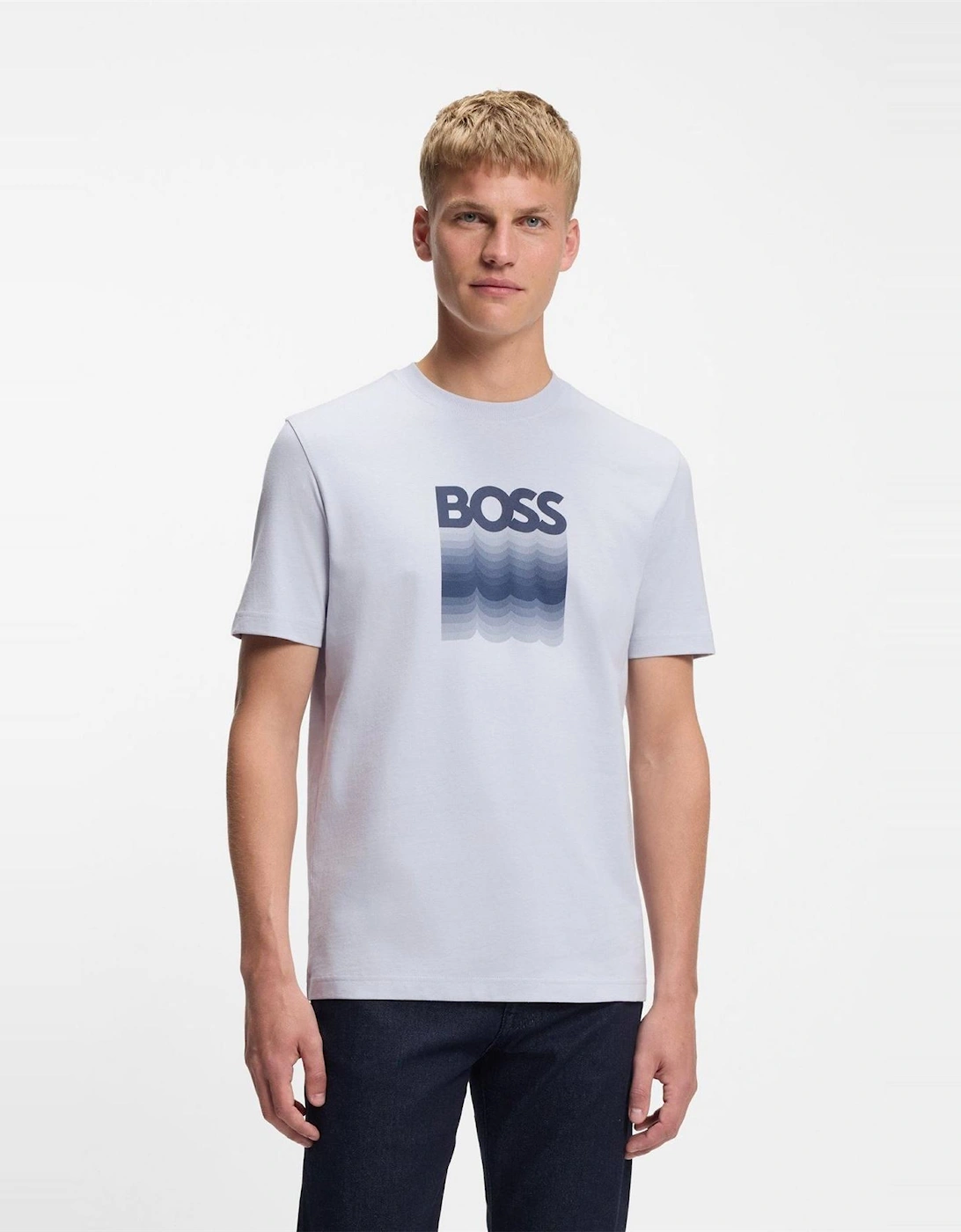 Wordmark Graphic Crew Neck Short Sleeve T-Shirt
