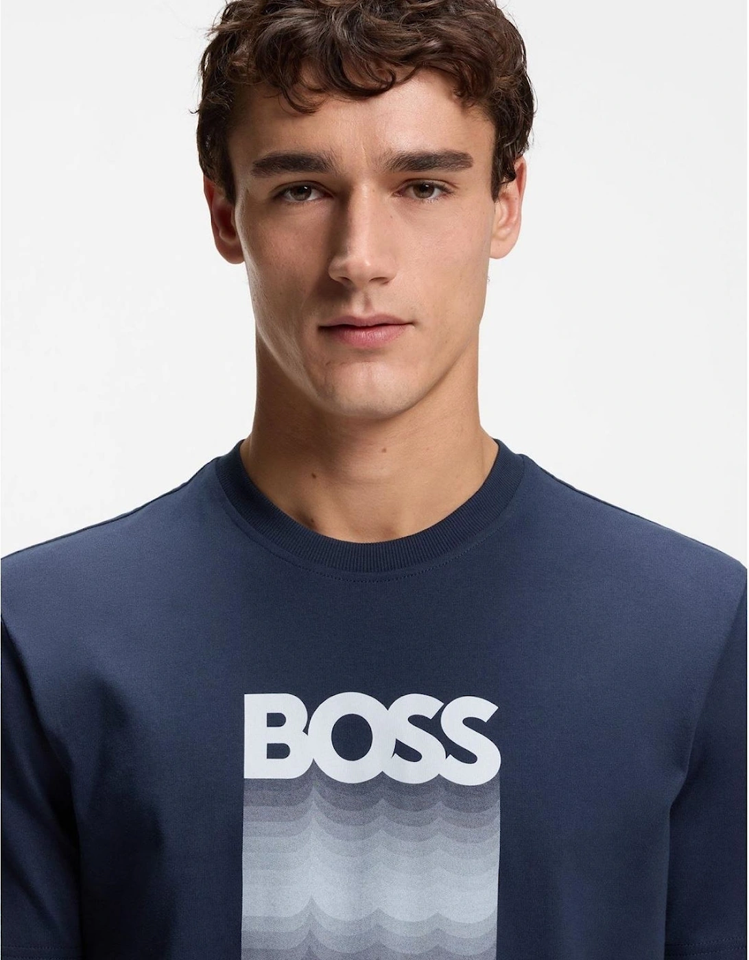 Wordmark Graphic Crew Neck Short Sleeve T-Shirt