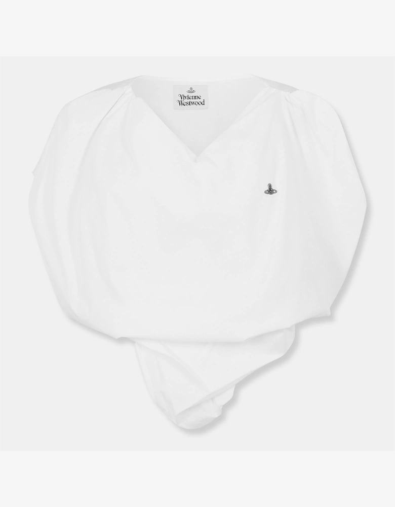 Womens Viv Heart Puff Sleeve Top
