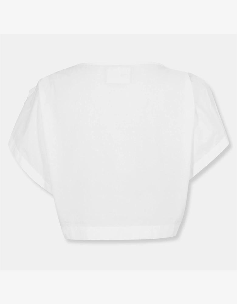Womens Viv Heart Puff Sleeve Top