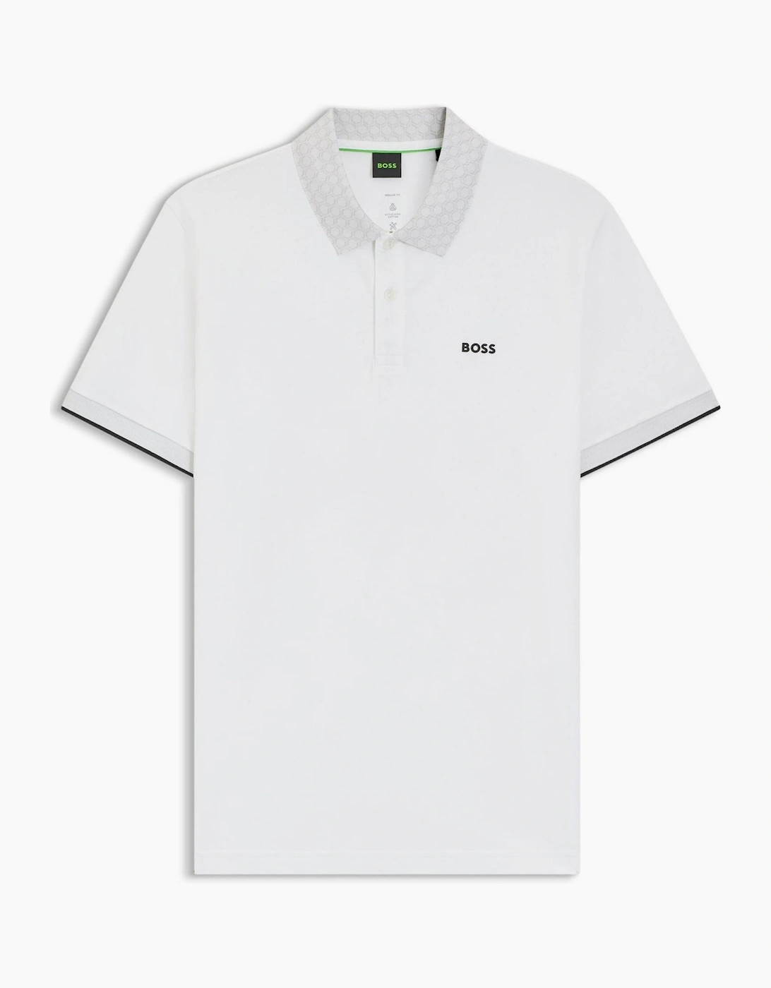 Hugo Boss Men's White Chip Paddy Golf Polo Shirt - Size 40