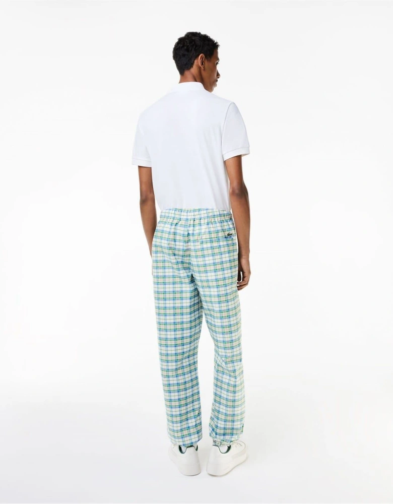Plaid Slim Cut Joggers