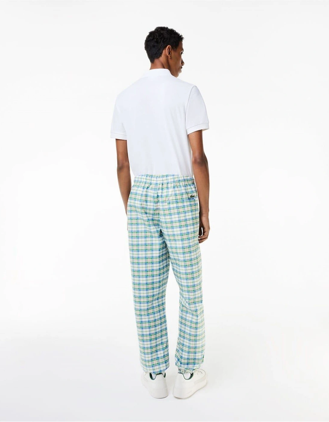 Plaid Slim Cut Joggers