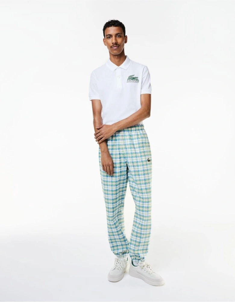 Plaid Slim Cut Joggers