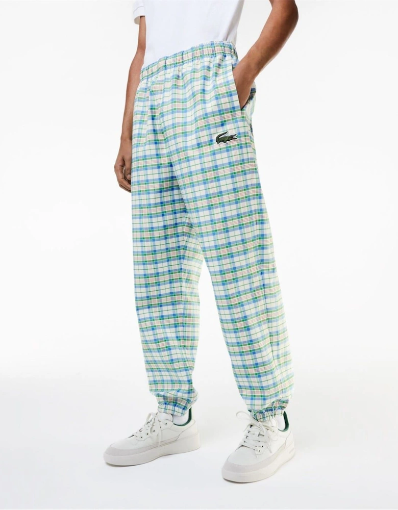Plaid Slim Cut Joggers
