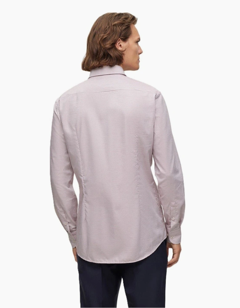 Spread Collar Long Sleeve Regular Fit Shirt