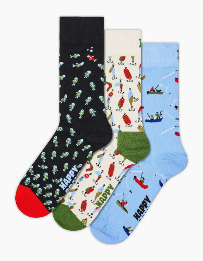 3-Pack Hook, Line, Sinker Socks Gift Set