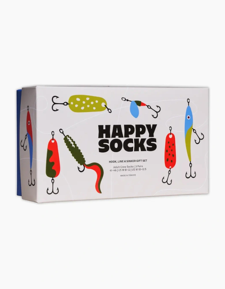 3-Pack Hook, Line, Sinker Socks Gift Set