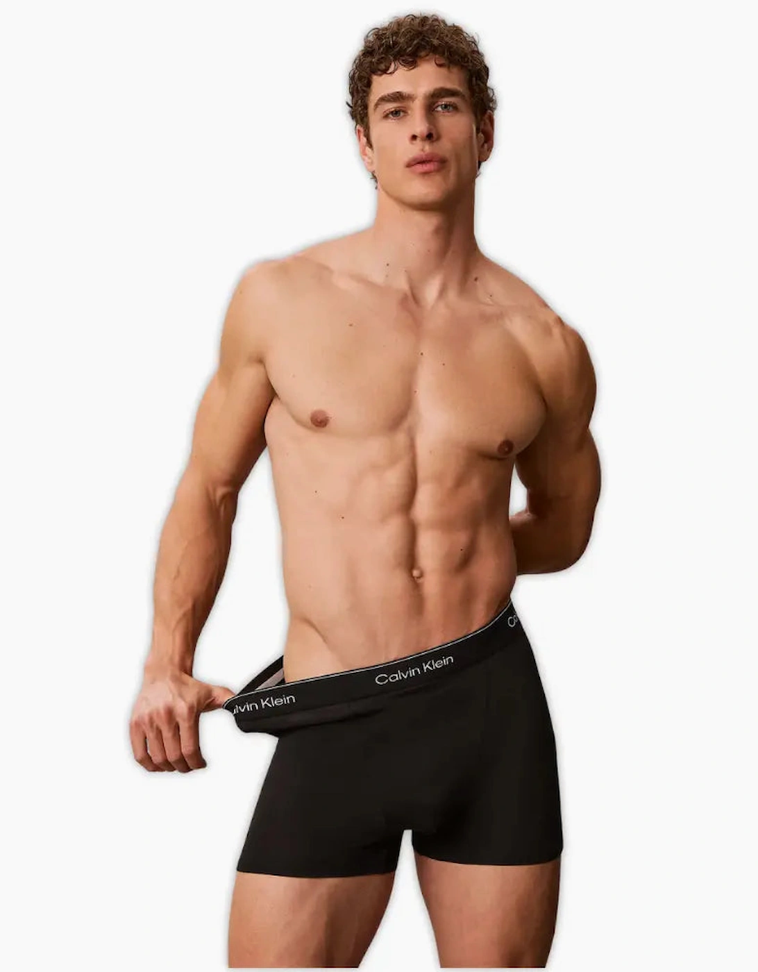 5-Pack Icon Cotton Stretch 'Relaxed Dart' Boxer Trunks, Black/white