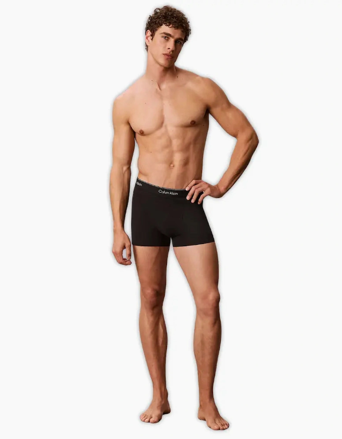 5-Pack Icon Cotton Stretch 'Relaxed Dart' Boxer Trunks, Black/white