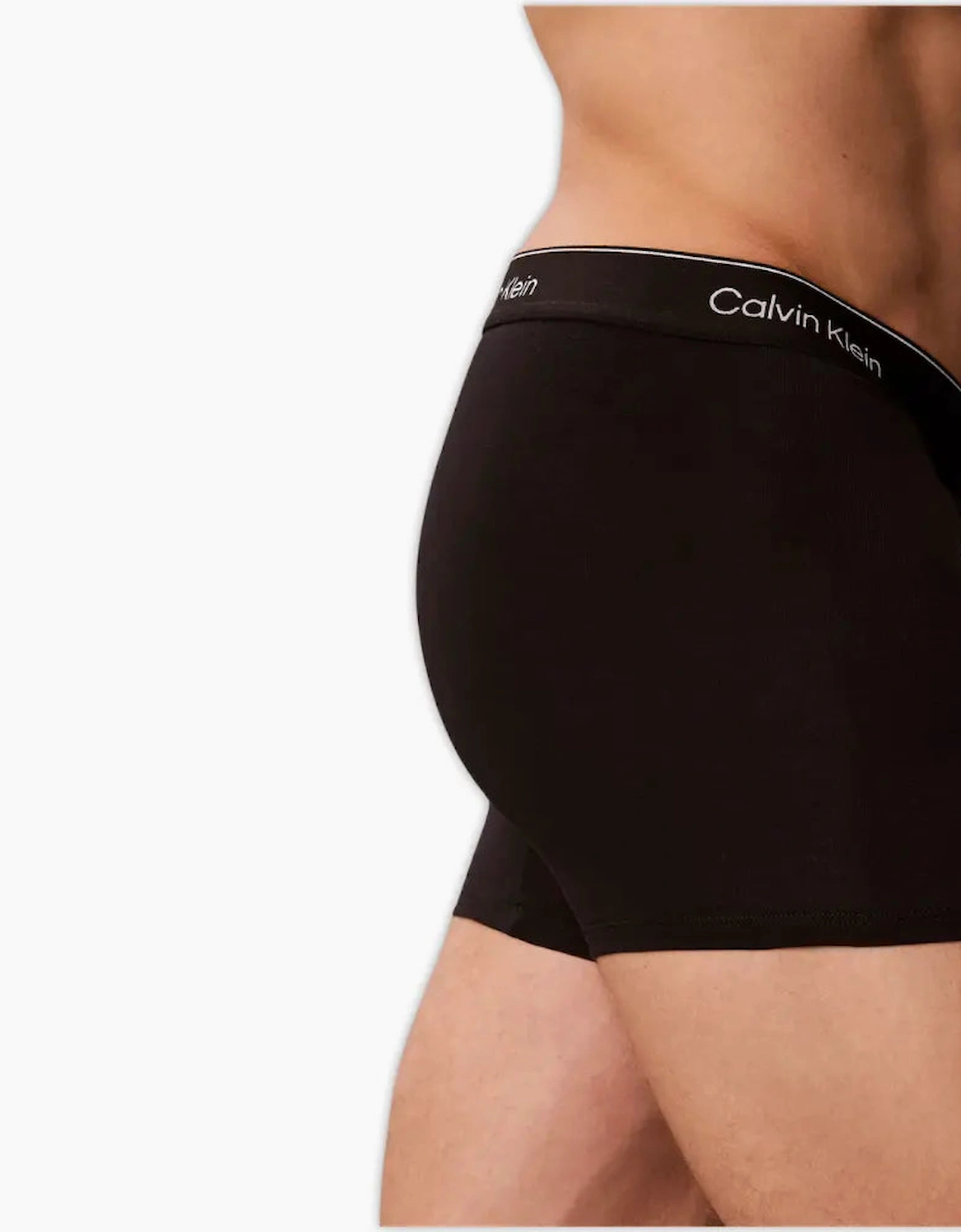 5-Pack Icon Cotton Stretch 'Relaxed Dart' Boxer Trunks, Black/white