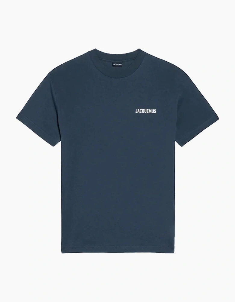 Jacquemus Le T-Shirt Logo Navy