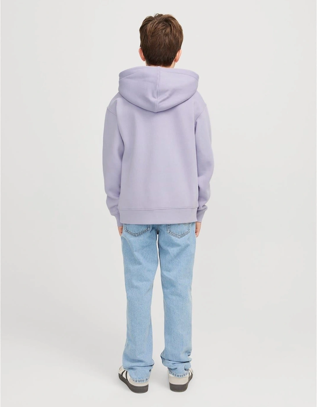 Star Lettering Hooded Neck Sweatshirt