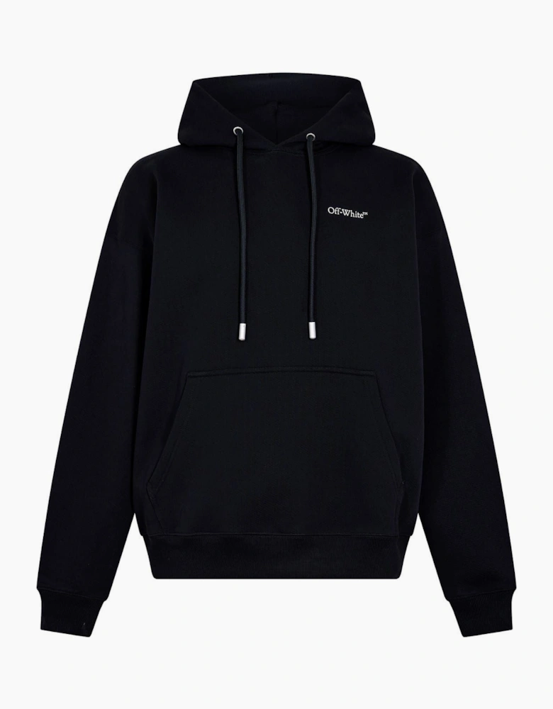 Embroidered Hooded Neck Long Sleeve Sweatshirt