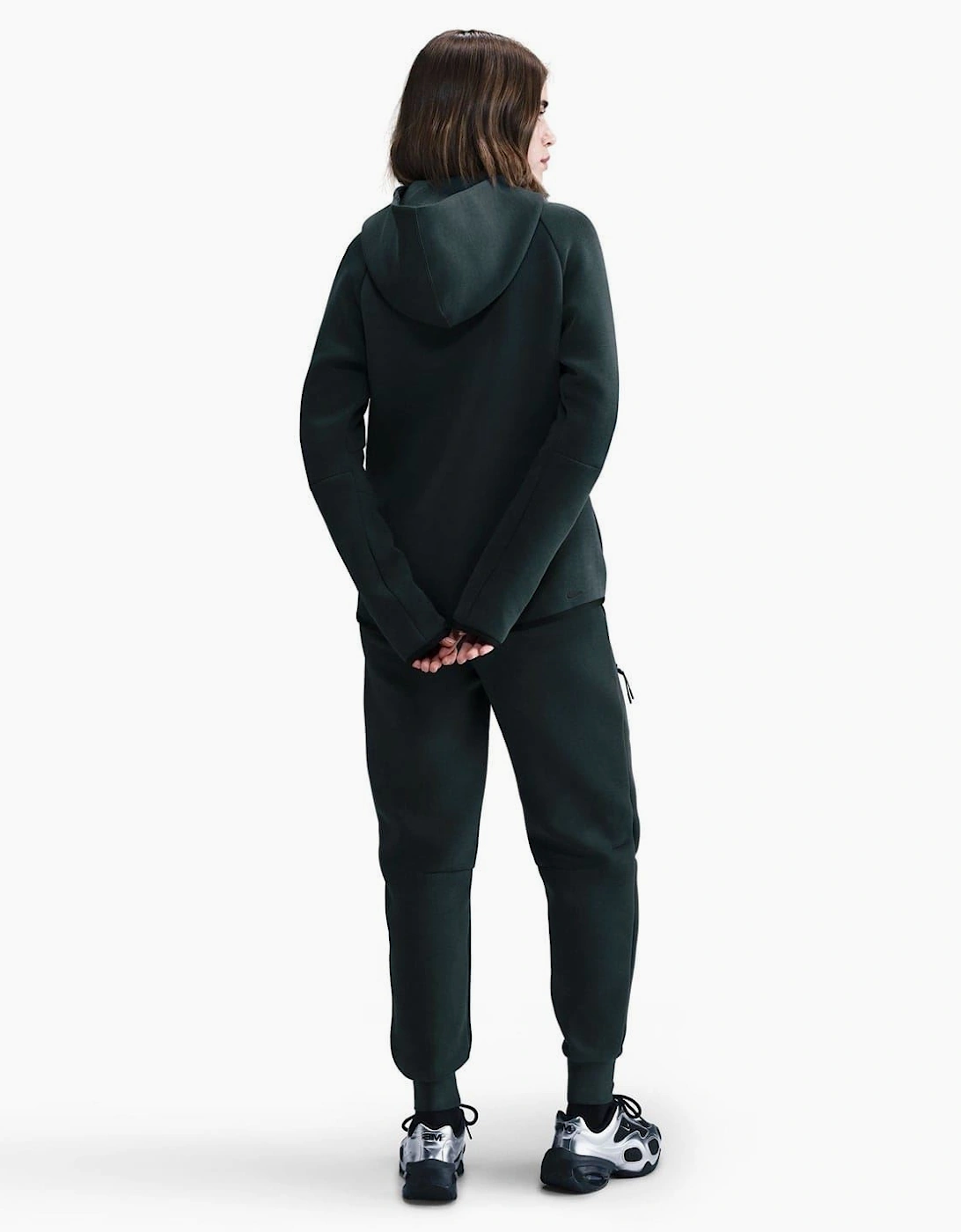 Tech Solid Patterned Hooded Neck Jacket