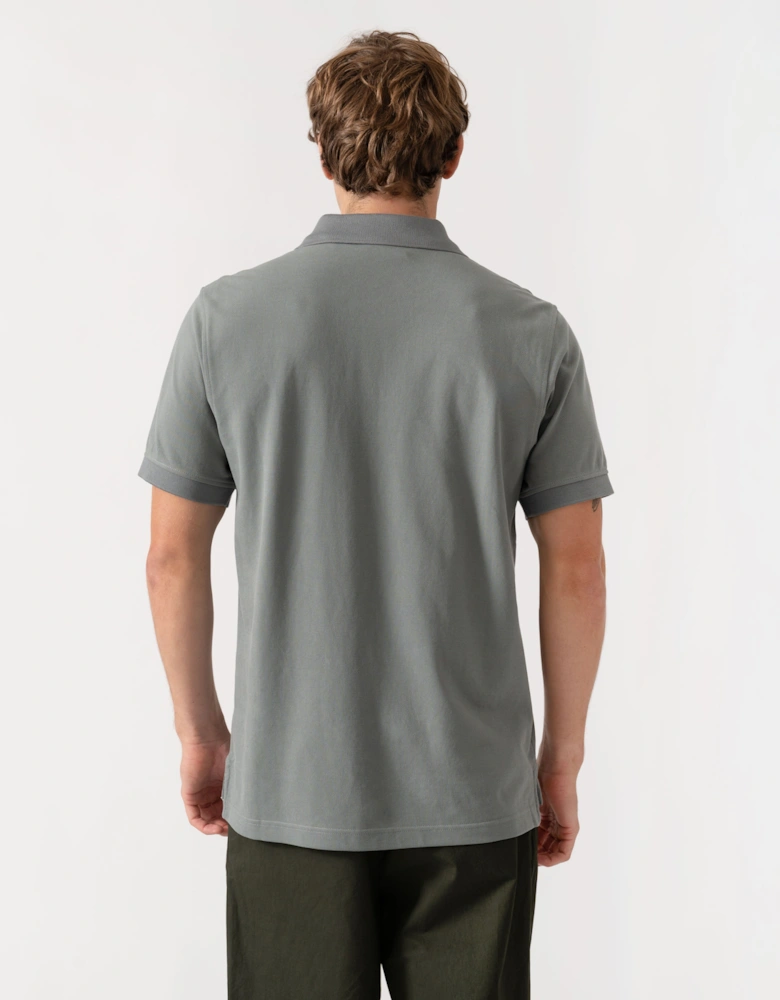 Belstaff Mens Logo Polo - Atlantic Grey