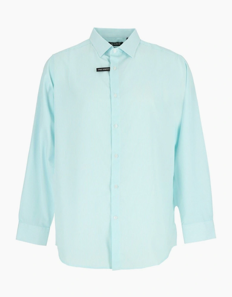 Pattern Long Sleeve Shirt Collar Shirt