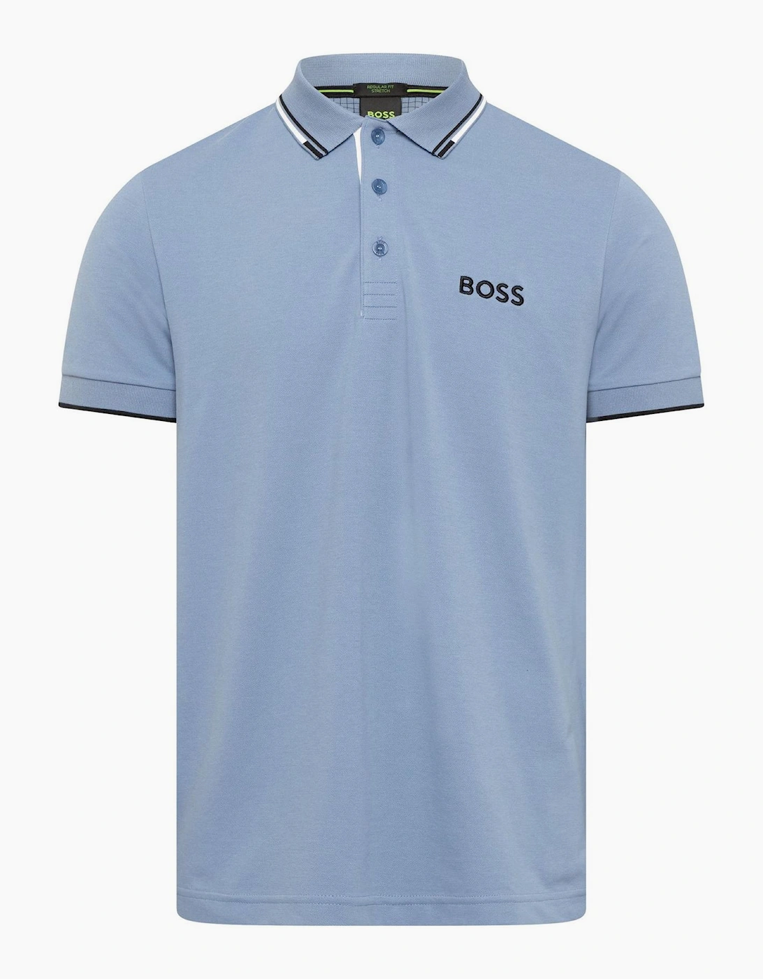Wordmark Collared Neck Short Sleeve Regular Fit Shirt
