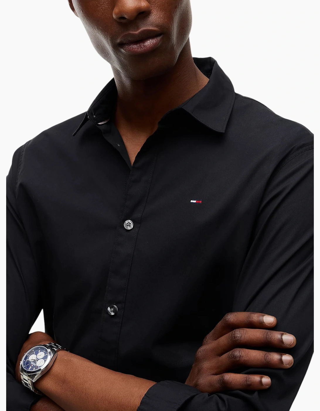 Tommy Hilfiger Mens Shirts Oxford Cotton Top