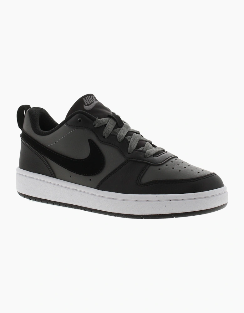 Nike Boys Trainers Court Borough Low Lace Up grey UK Size