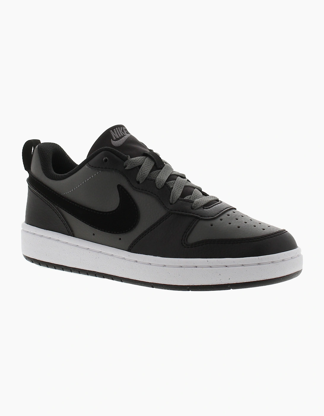 Nike Boys Trainers Court Borough Low Lace Up grey UK Size