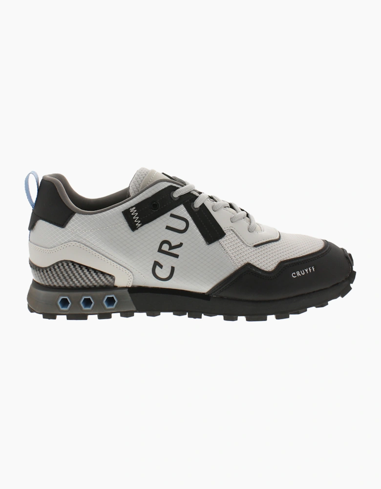 CRUYFF Mens Trainers Superbia Hex-Tech Lace Up mid grey black UK Size