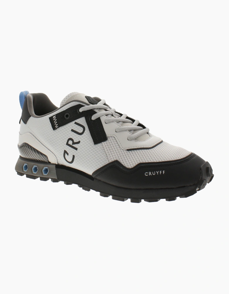 CRUYFF Mens Trainers Superbia Hex-Tech Lace Up mid grey black UK Size