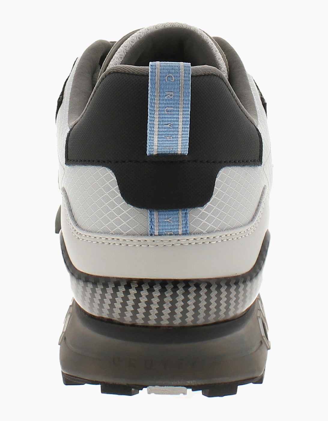 CRUYFF Mens Trainers Superbia Hex-Tech Lace Up mid grey black UK Size
