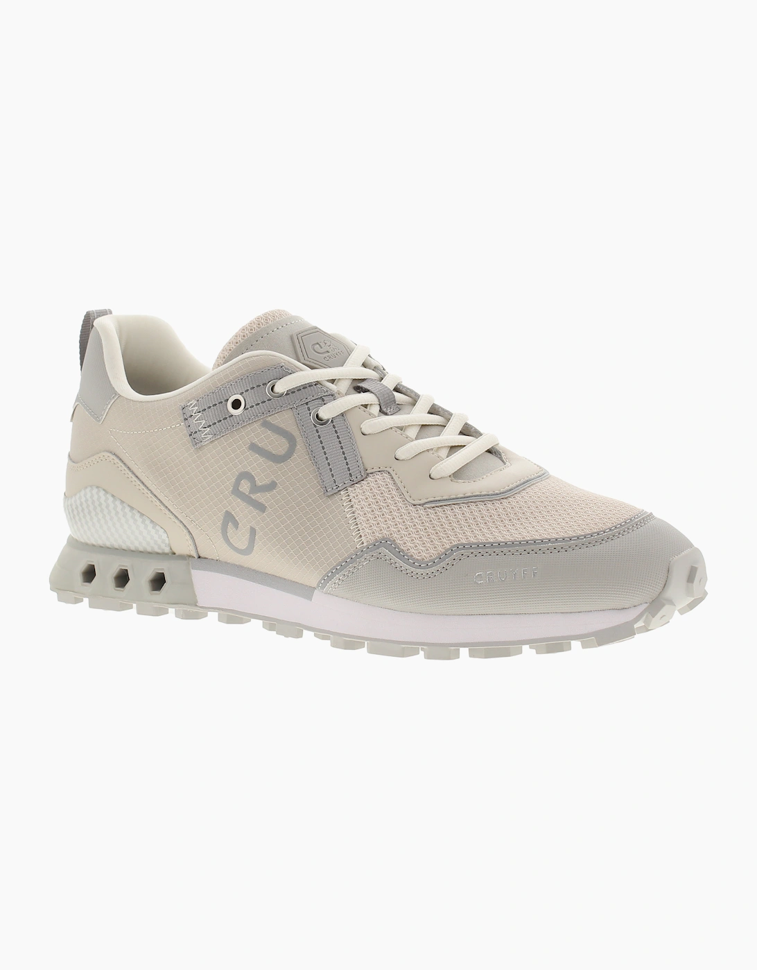 CRUYFF Mens Trainers Superbia Hex-Tech Lace Up creme UK Size