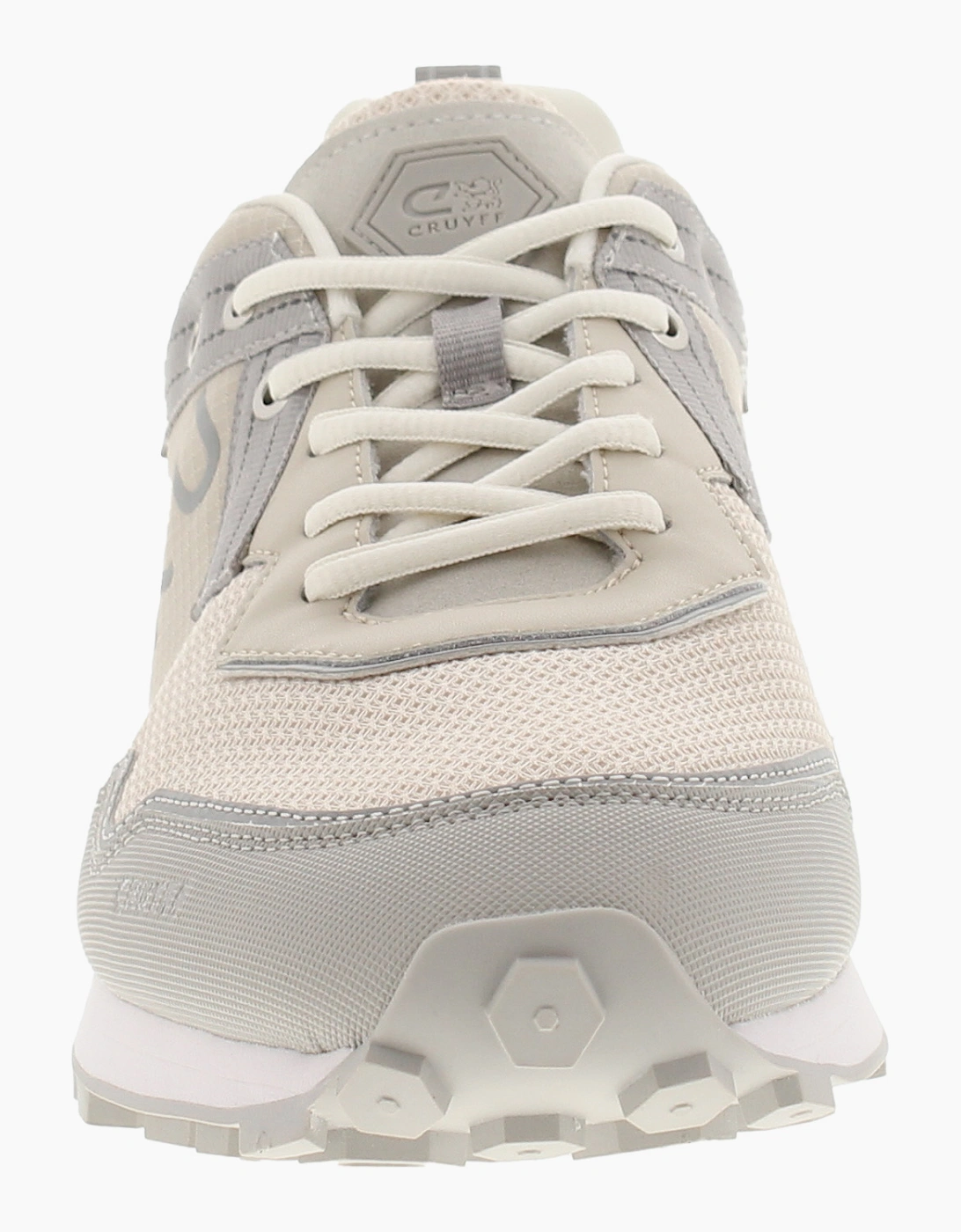 CRUYFF Mens Trainers Superbia Hex-Tech Lace Up creme UK Size
