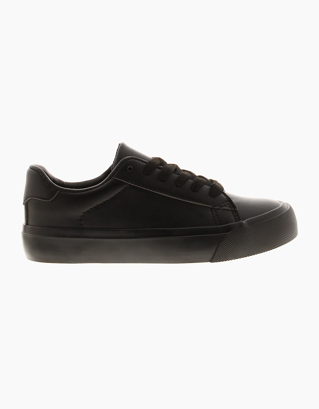 Rockstorm Boys School Plimsolls Pumps Joseph Jnr Lace Up black UK Size