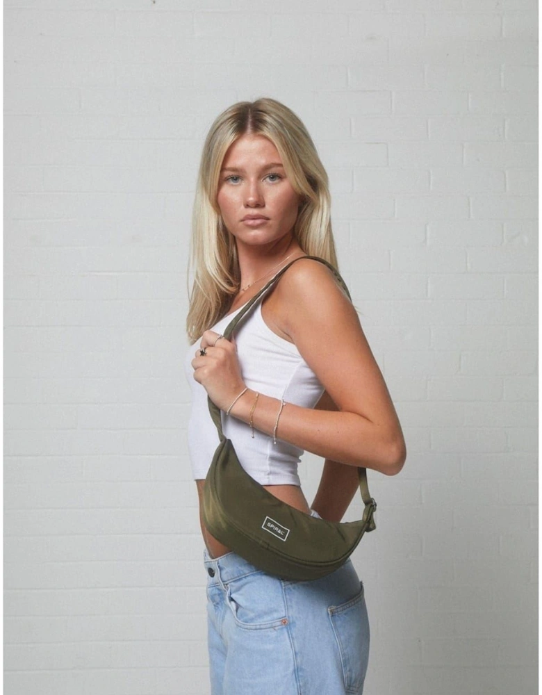 Cali Cross Body Bag with Logo Patch