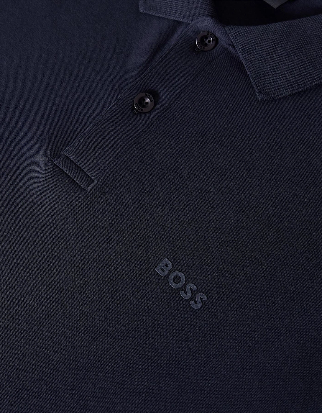 Wordmark Collared Neck Short Sleeve Polo Shirt