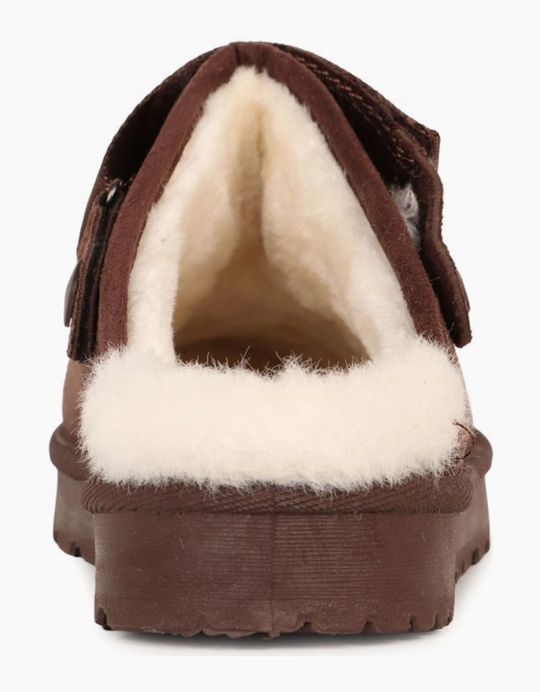 Odessa Womens Lined Mule Slippers