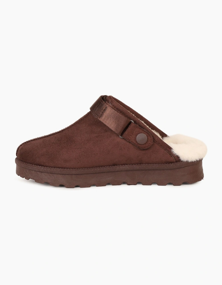 Odessa Womens Lined Mule Slippers