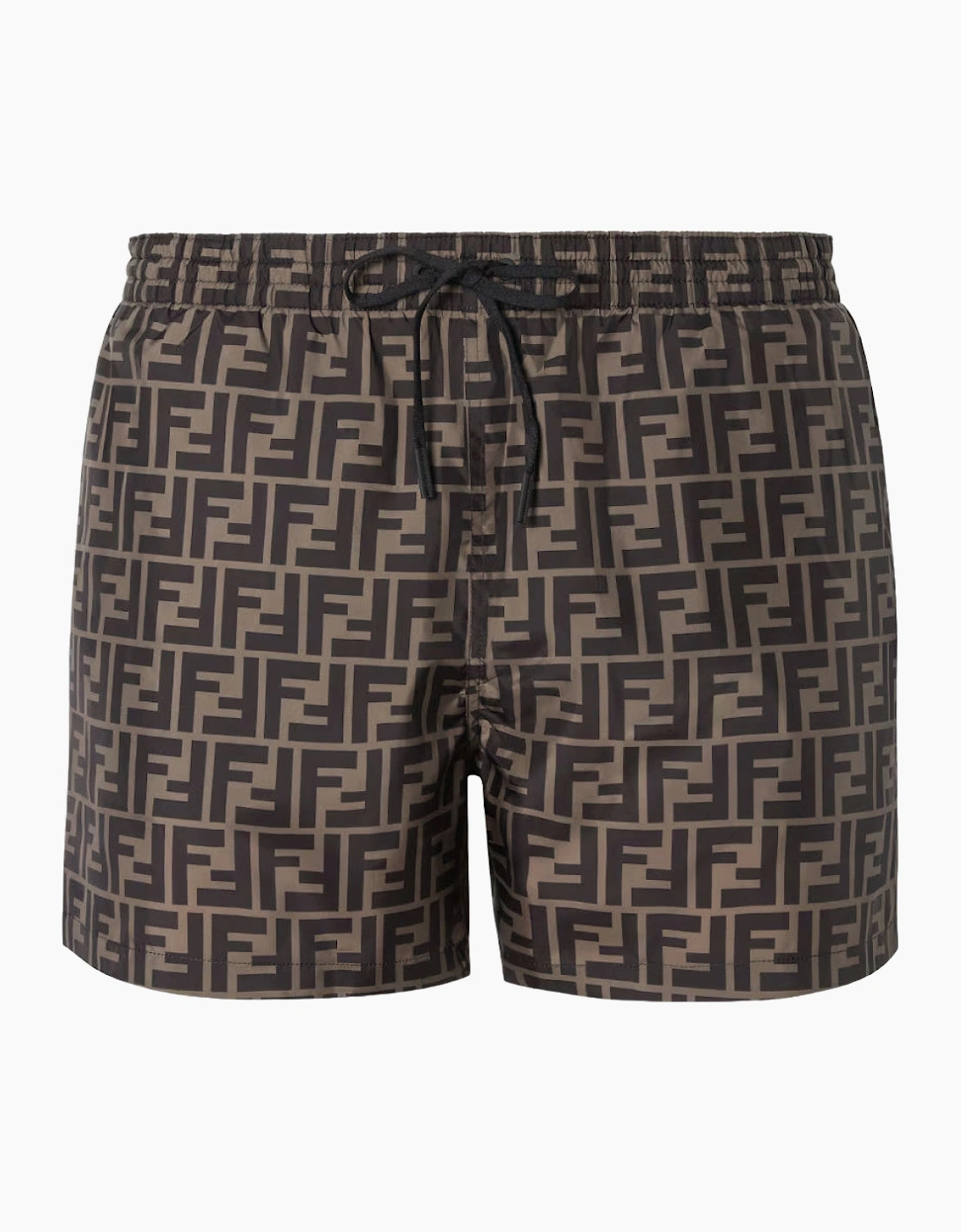 Fendi Fendi FF Print Swim Shorts Brown Monogram