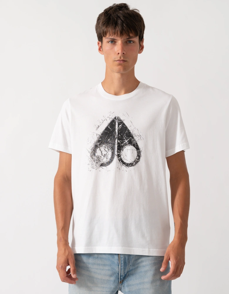 Moose Knuckles Mens Icebreak Logo T-Shirt - White 160