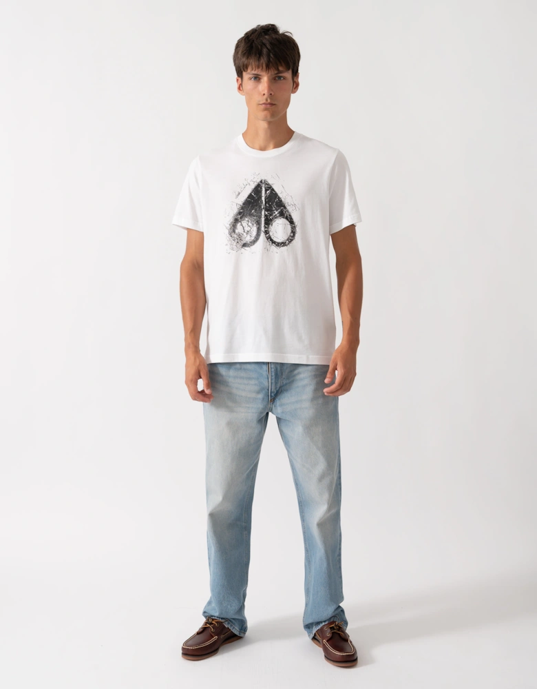 Moose Knuckles Mens Icebreak Logo T-Shirt - White 160