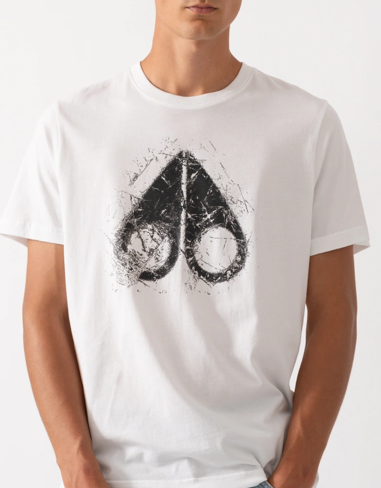 Moose Knuckles Mens Icebreak Logo T-Shirt - White 160
