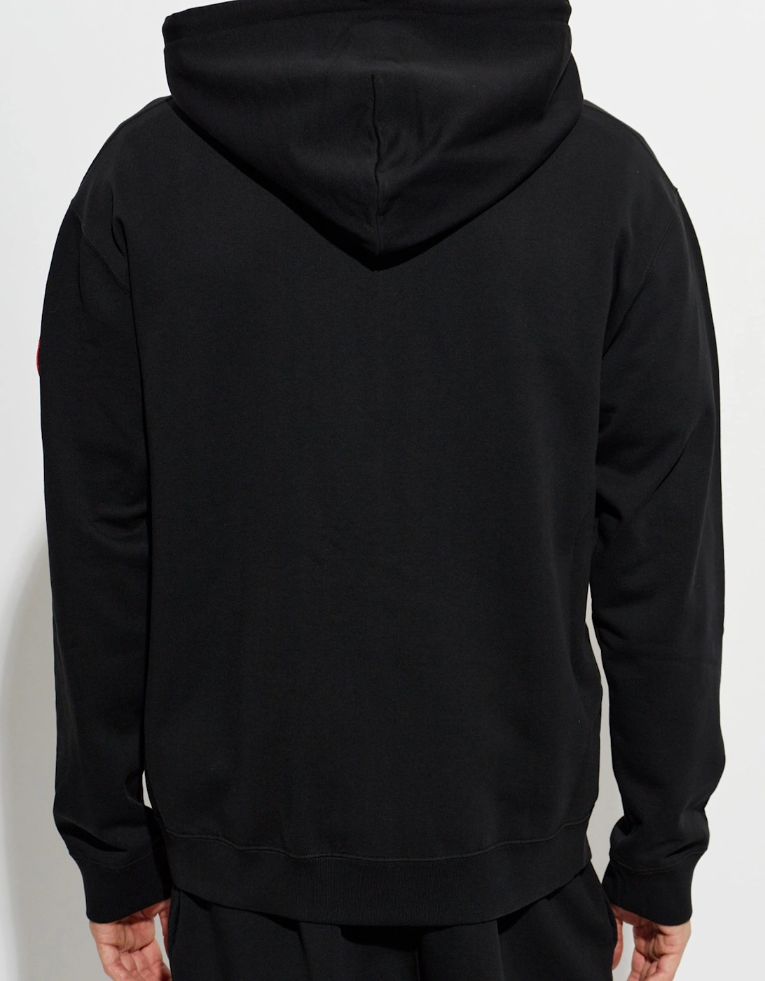 Loon Full Zip Hooded Top Black