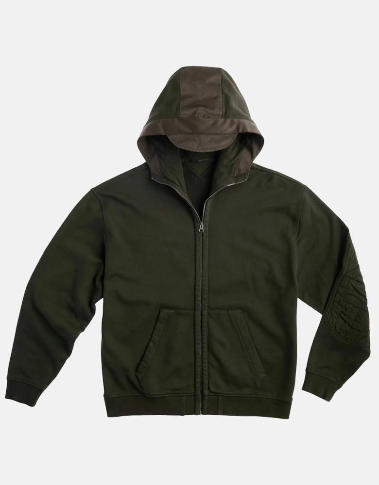 Gekko Hooded Top Green