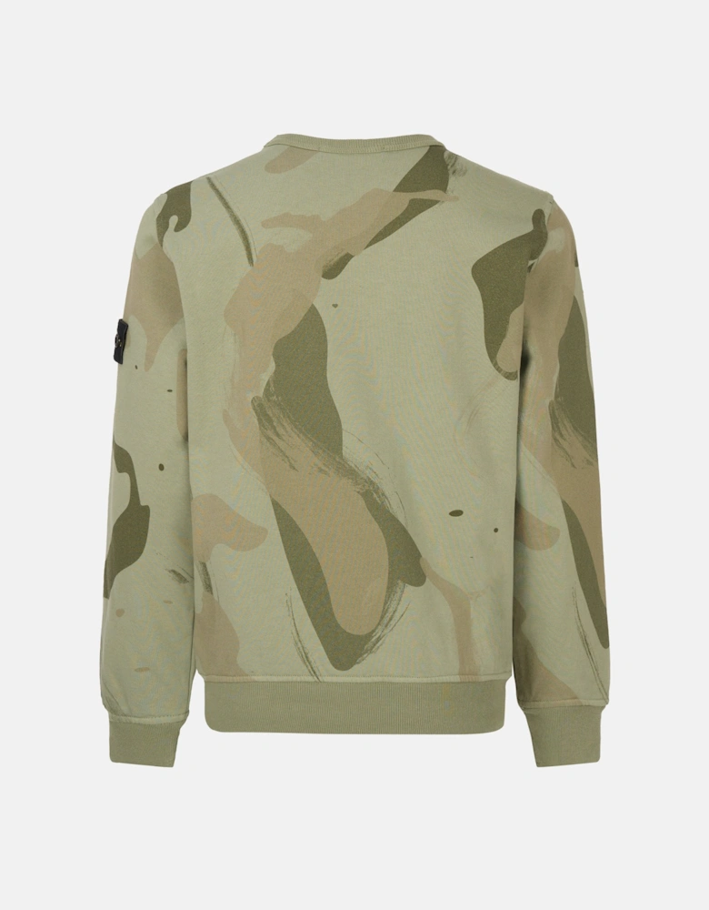Kids Camo Sweatshirt Green