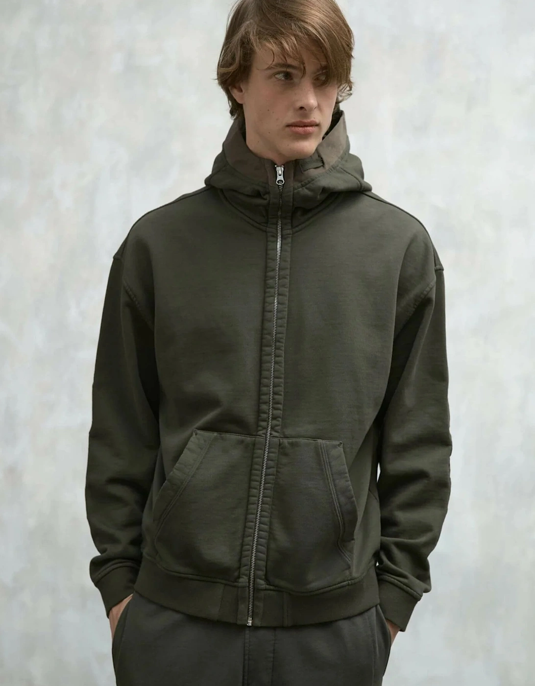 Gekko Hooded Top Green