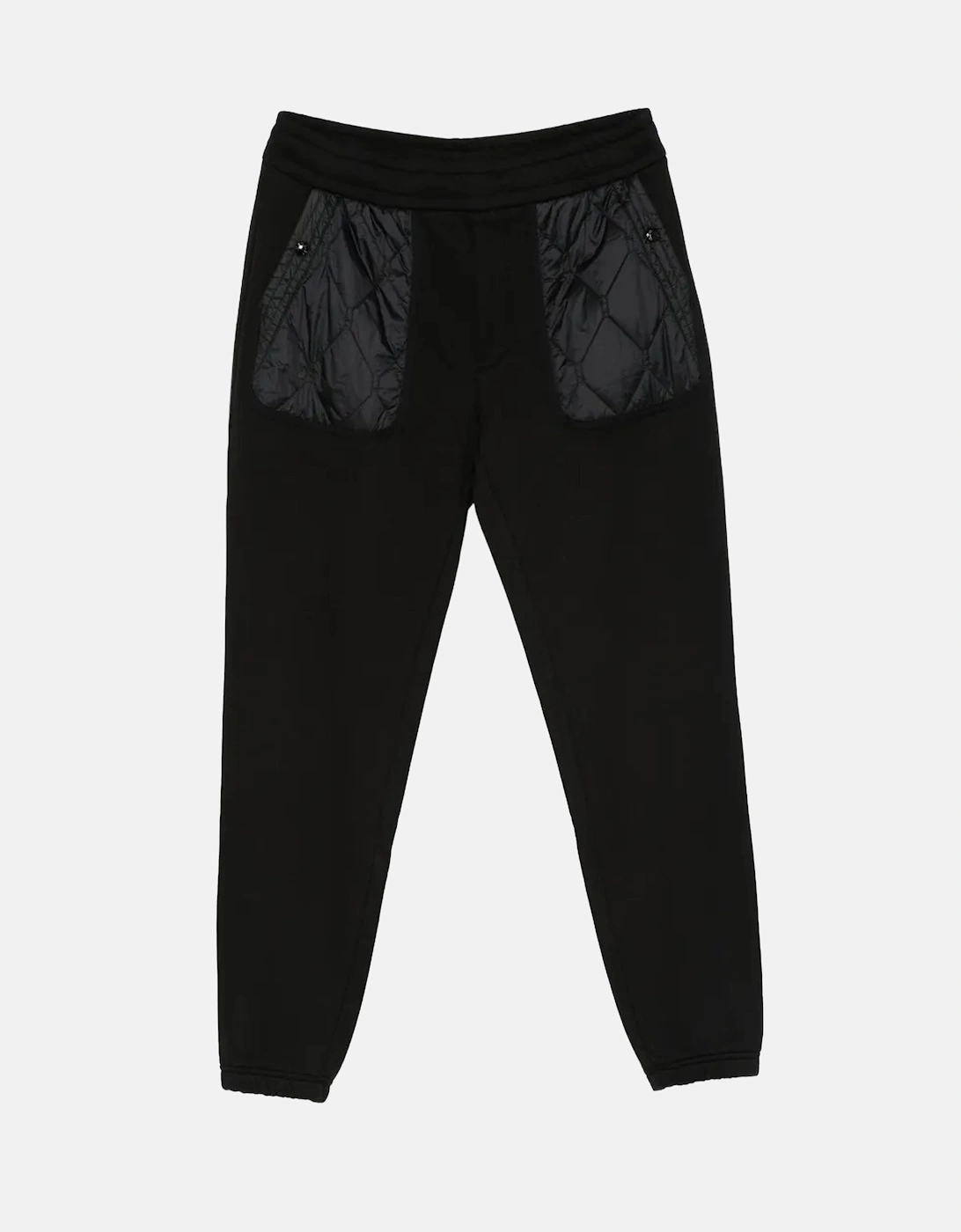 Moncler Men's Black Cuffed Cotton Joggers - Size 33/32/32/38/Regular