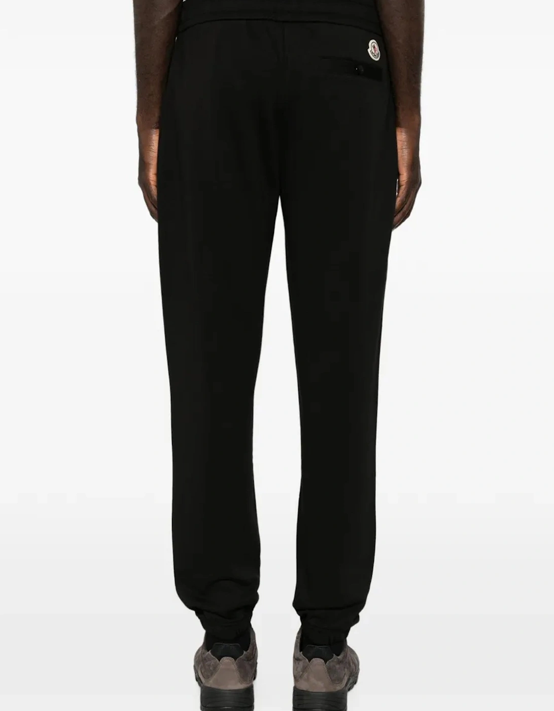 Cuffed Cotton Joggers Black