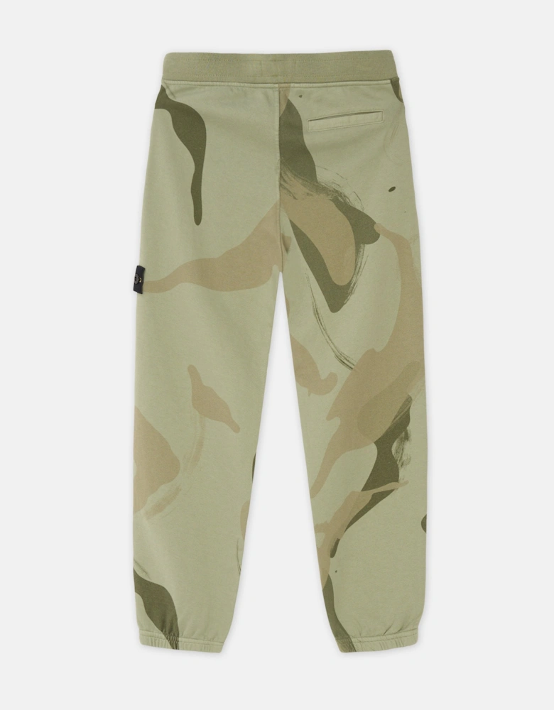 Kids Camo Joggers Green