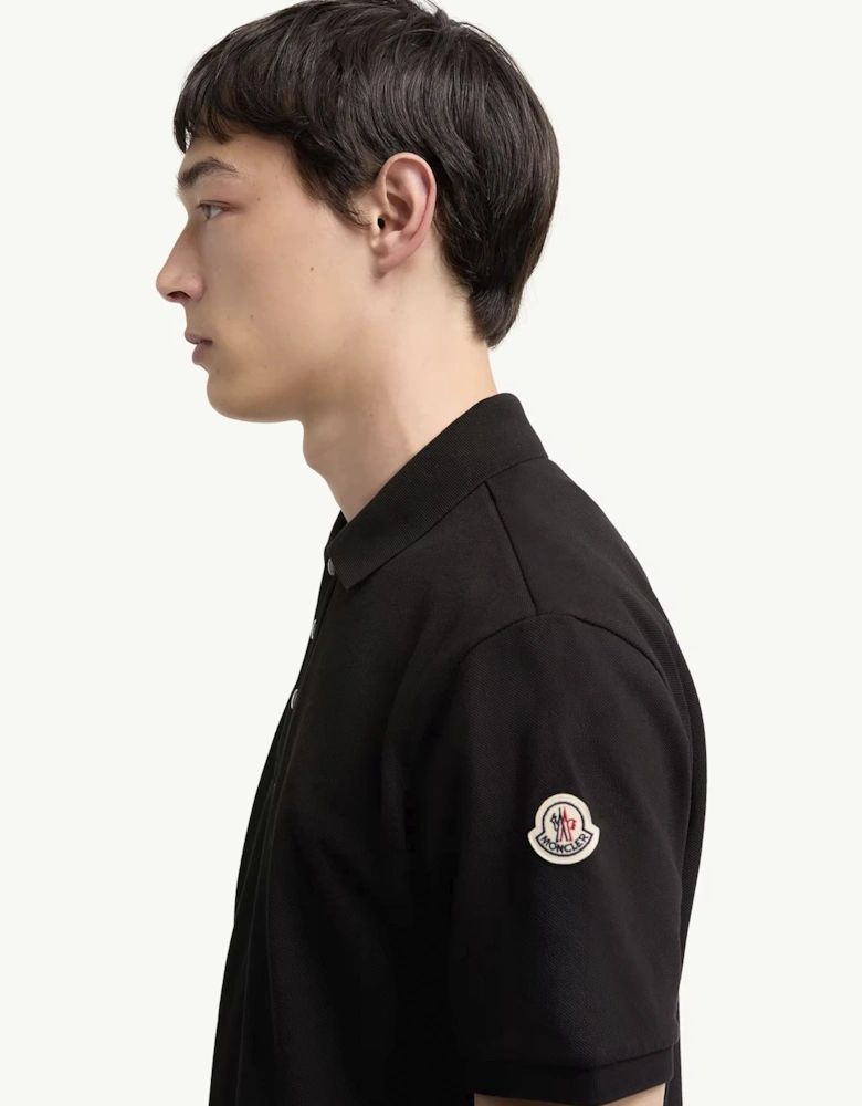 Cotton Polo Shirt Black