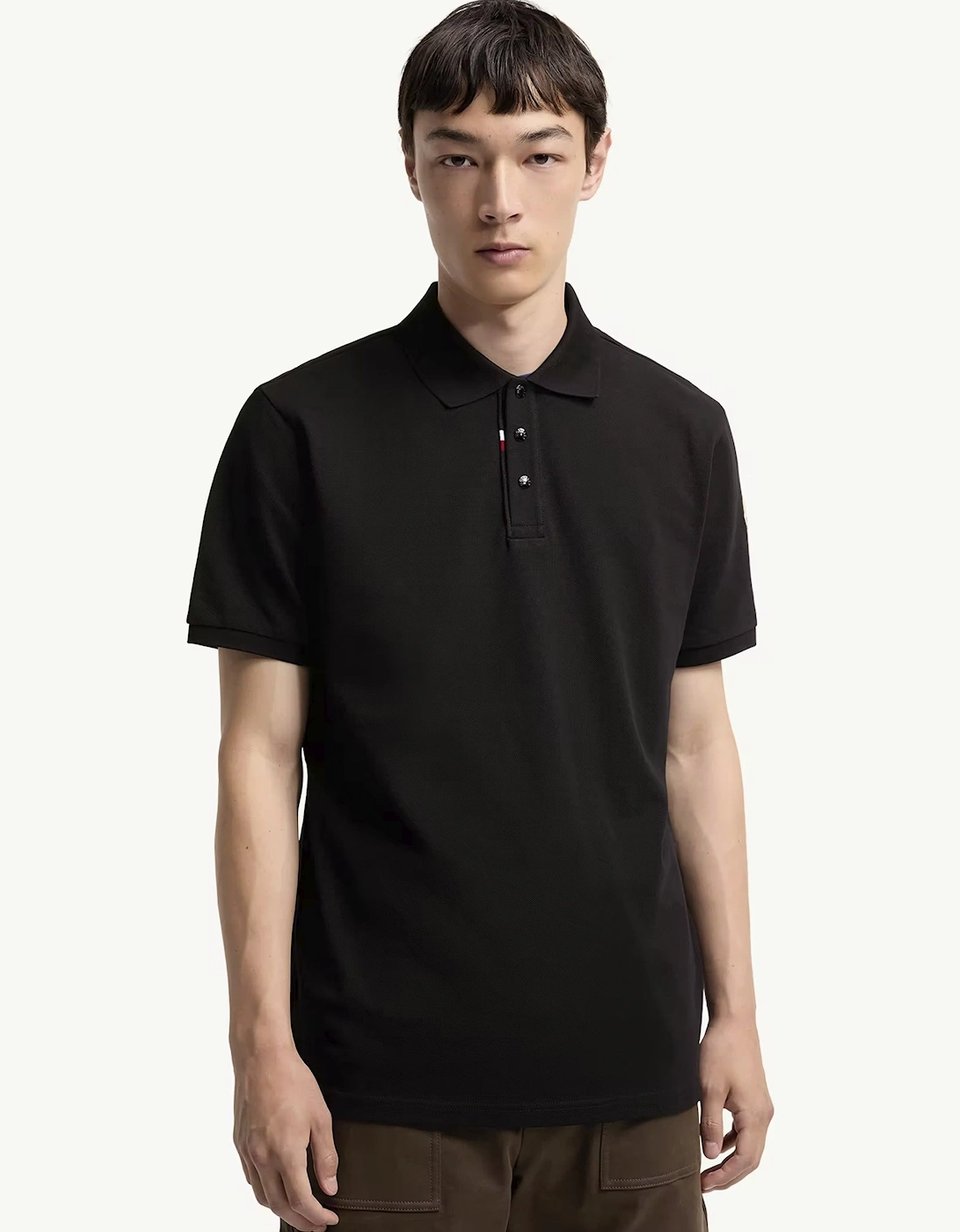 Cotton Polo Shirt Black