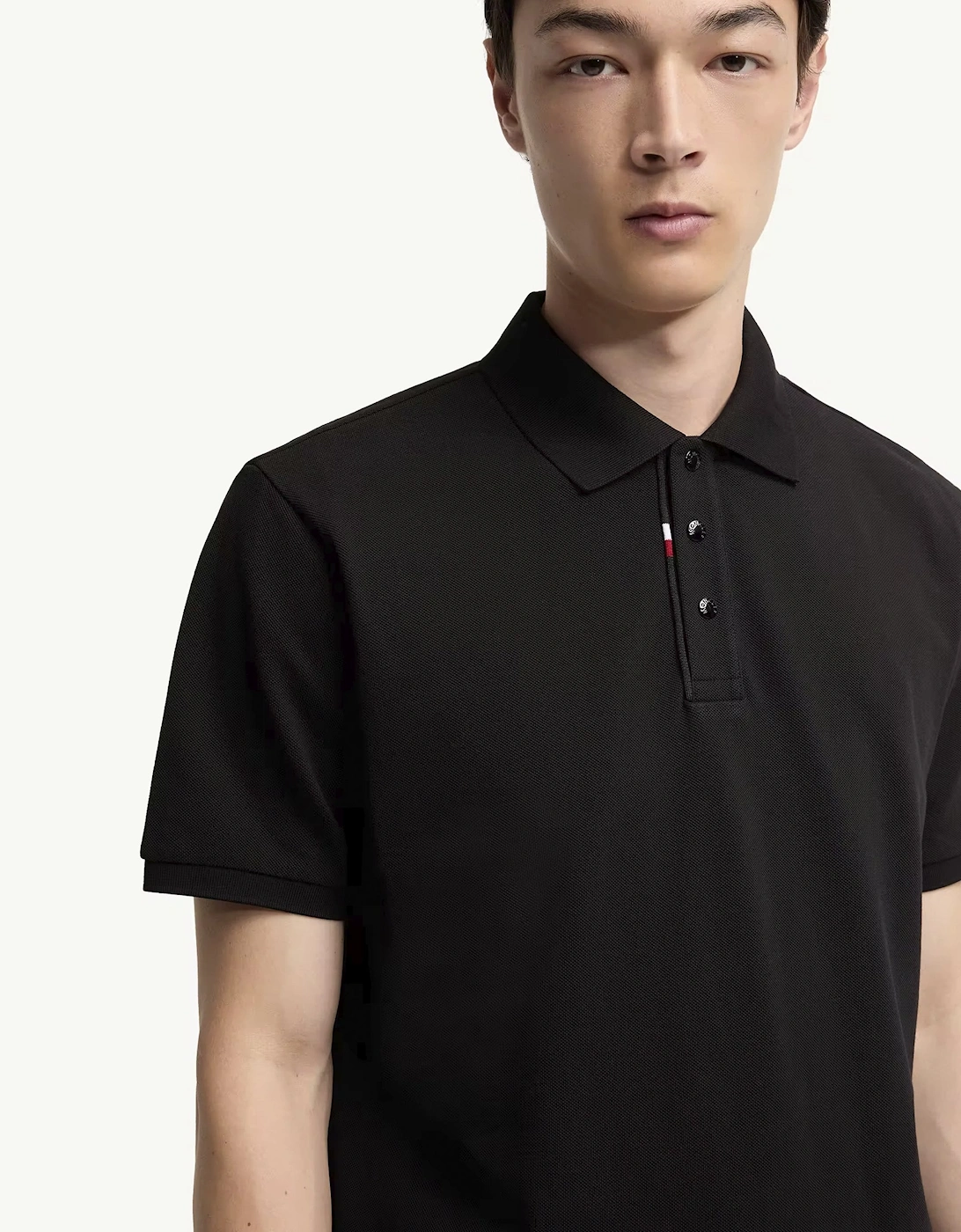 Cotton Polo Shirt Black
