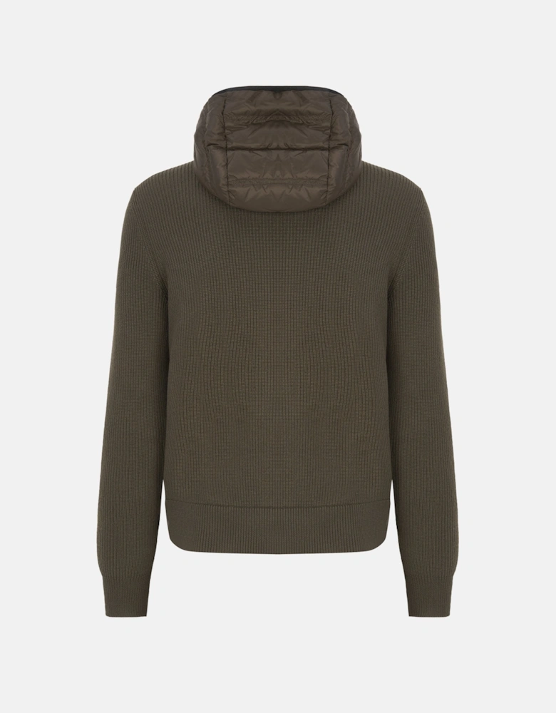Hybrid Hooded Jacket Green